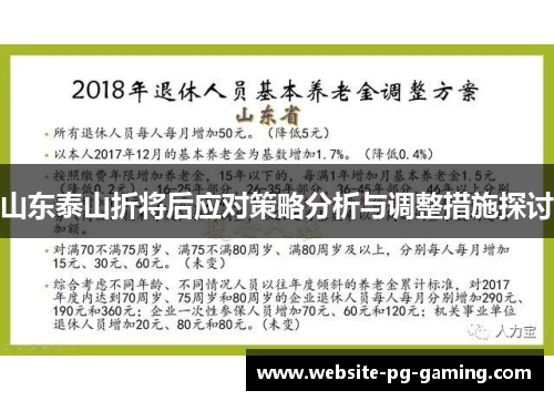 山东泰山折将后应对策略分析与调整措施探讨