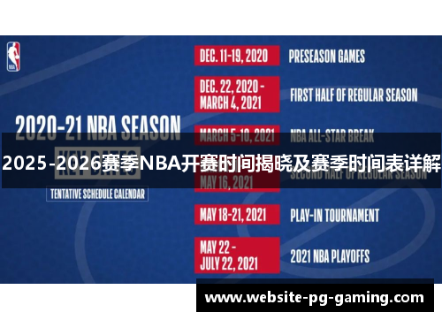 2025-2026赛季NBA开赛时间揭晓及赛季时间表详解