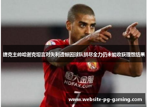 捷克主帅哈谢克坦言对失利遗憾因球队拼尽全力仍未能收获理想结果 捷克主帅哈谢克坦言对失利遗憾因球队拼尽全力仍未能收获理想结果
