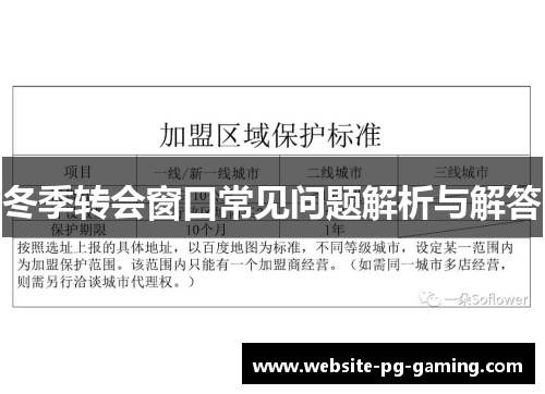 冬季转会窗口常见问题解析与解答 冬季转会窗口常见问题解析与解答